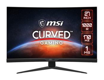 MSI Gaming monitor G272C, 27" zakřivený /FHD/VA LED, 170Hz/1ms/3000:1/300cd / m2/ 2xHDMI/DP
