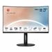 MSI monitor Modern MD271CP, 27" zakřivený/1920 x 1080 (FHD)/VA/4ms/3000:1/250cd / m2/ HDMI/USB C/černá