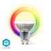 Nedis WIFILRC10GU10 - SmartLife LED žárovka | Wi-Fi | GU10 | 345 lm | 4,9 W | RGB /Warm to Cool White | Android/IOS, F