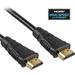 PremiumCord HDMI High Speed + Ethernet kabel, zlacené konektory, 1,5m