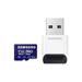 Samsung/micro SDXC/128GB/180MBps/USB 3.0/USB-A/Class 10/+ Adaptér/Modrá