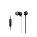 SONY MDR-EX15AP - Sluchátka do uší s mikrofonem - Black