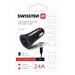 SWISSTEN CAR CHARGER 2,4A POWER WITH 2x USB + CABLE USB-C