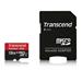 Transcend 128GB microSDXC UHS-I 400x Premium (Class 10) paměťová karta (s adaptérem)