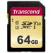 Transcend 64GB SDXC 500S (Class 10) UHS-I U3 V30 MLC paměťová karta, 95 MB/s R, 60 MB/s W