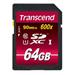 Transcend 64GB SDXC (Class 10) UHS-I 600x (Ultimate) MLC paměťová karta