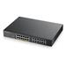 Zyxel GS1900-24EP, 24-port GbE L2, 12 Port PoE Smart Switch, rackmount, 130 Watt Zyxel GS1900-24EP, 24-port GbE L2, 12 Port PoE Smart Switch, rackmount, 130 Watt