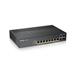 Zyxel GS1920-8HPv2, 10 Port Smart Managed Switch 8x Gigabit Copper and 2x Gigabit dual pers., hybird mode, standalone or Zyxel GS1920-8HPv2, 10 Port Smart Managed Switch 8x Gigabit Copper and 2x Gigabit dual pers., hybird mode, standalone or